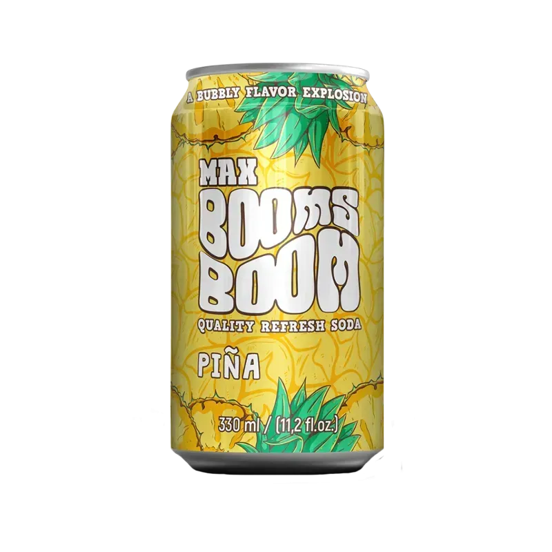 Refresco Max Booms Boom Piña 330 ml Bebidas Konbini Kholy El