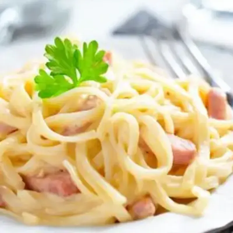(QM) Espaguetti con Jamón