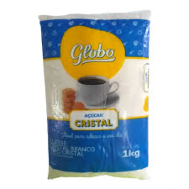 Azúcar Blanca tipo Cristal de la marca Globo. Bolsa De 1 Kg,