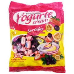 Caramelos Masticables Yogurte Cream, Sabores Surtidos De La Marca Pietrobon.
