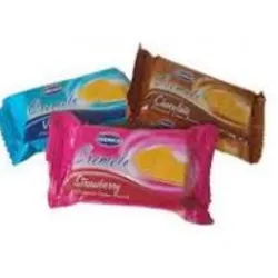 Galletas De La Marca Cremelo, Sabor Chocolate, Naranja Y Fresa, 22 Gramos.