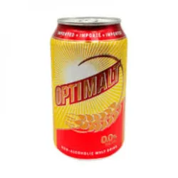 Malta De La Marca Optimalt, Sin Alcohol, Lata De 330 Ml.