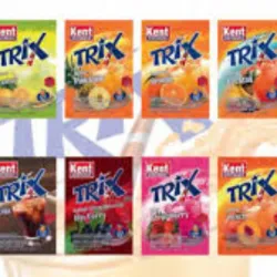 Polvo Para Preparar Refresco Instantáneo De La Marca Trix, 9 Gramos.