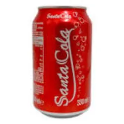 Refresco de Cola de la marca Santa, 330 ml.