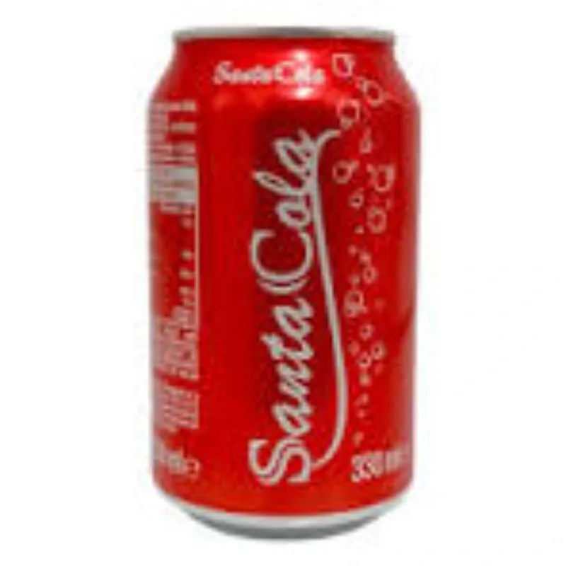 Refresco de Cola de la marca Santa, 330 ml.
