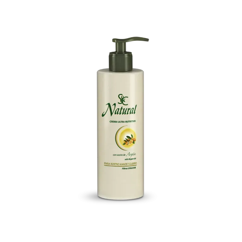 Crema Natural de piel regeneradora con aceite de Argan