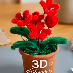 Mini Maceta Floral Artesanal