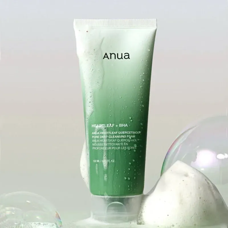 Anua Heartleaf Quercetinol Pore Deep Cleansing Foam 150ml [Limpiador facial] 