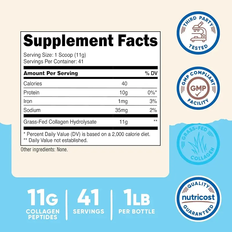 Colágeno-Péptidos nutricost.