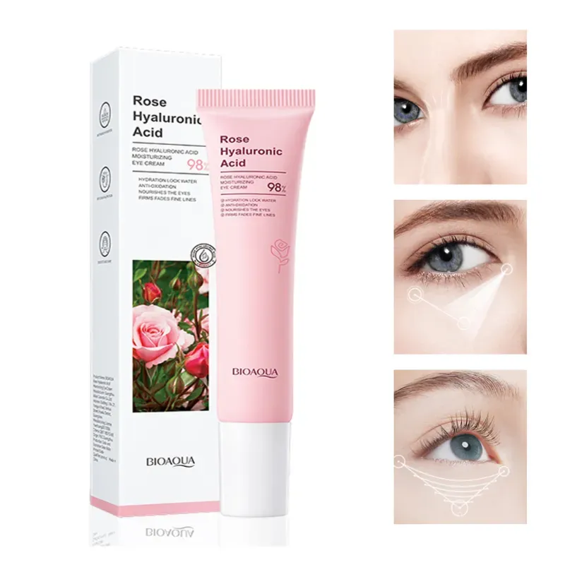 Contorno de ojos Rosas y Ácido Hialurónico