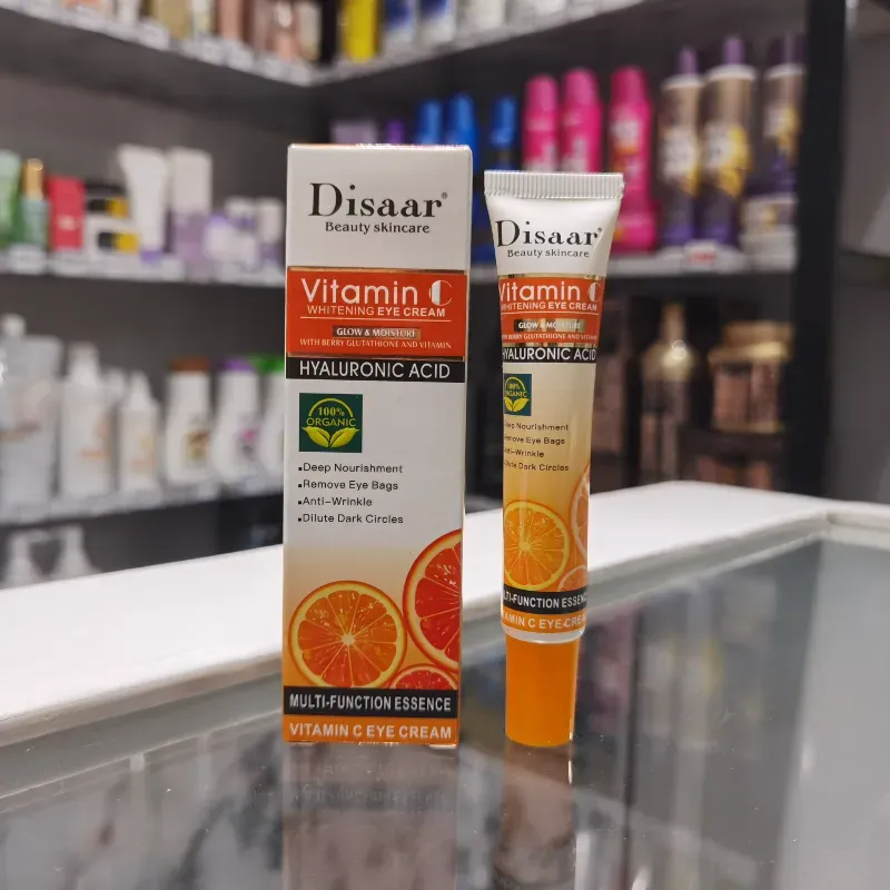 Contorno de ojos Vitamina C y Ácido Hialurónico