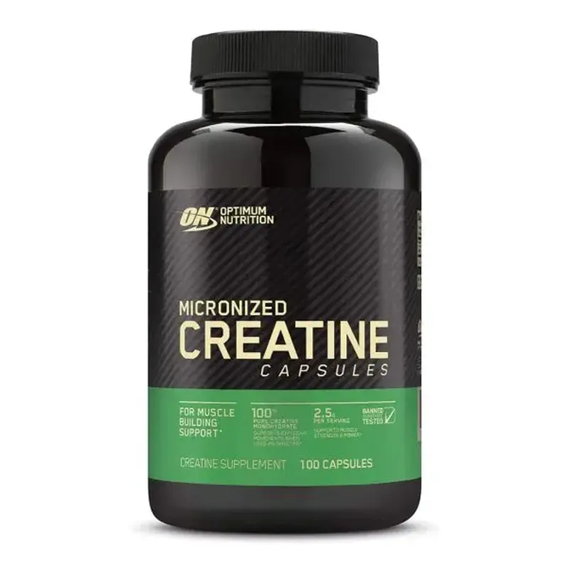 Creatina Optimum Nutrition Micronized- 100 Cápsulas