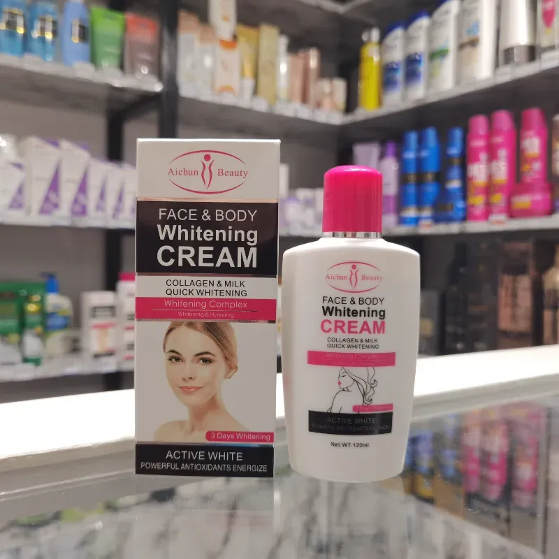 Crema corporal blanqueadora