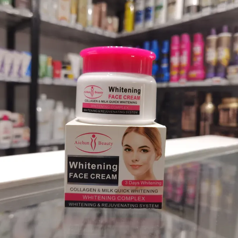 Crema facial blanqueadora