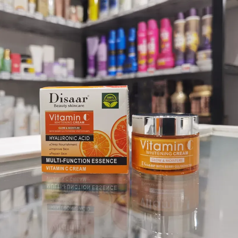 Crema facial Vitamina C y Ácido Hialurónico