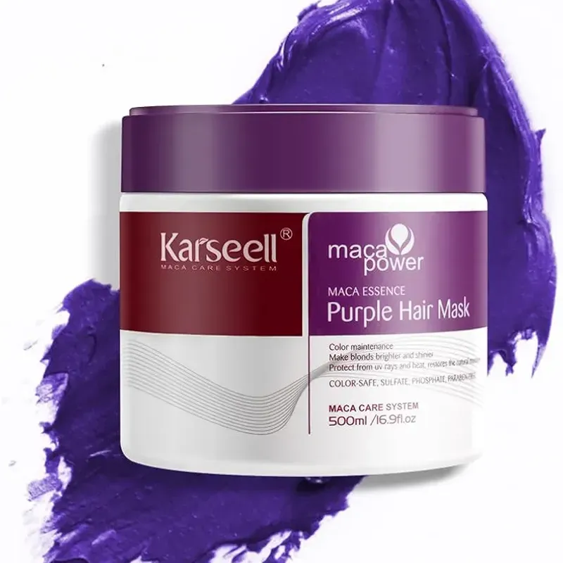 Mascarilla Karseell Púrpura para cabellos rubios