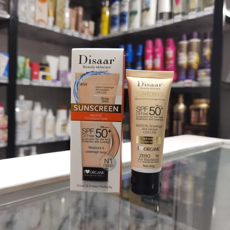 Protector solar facial con color