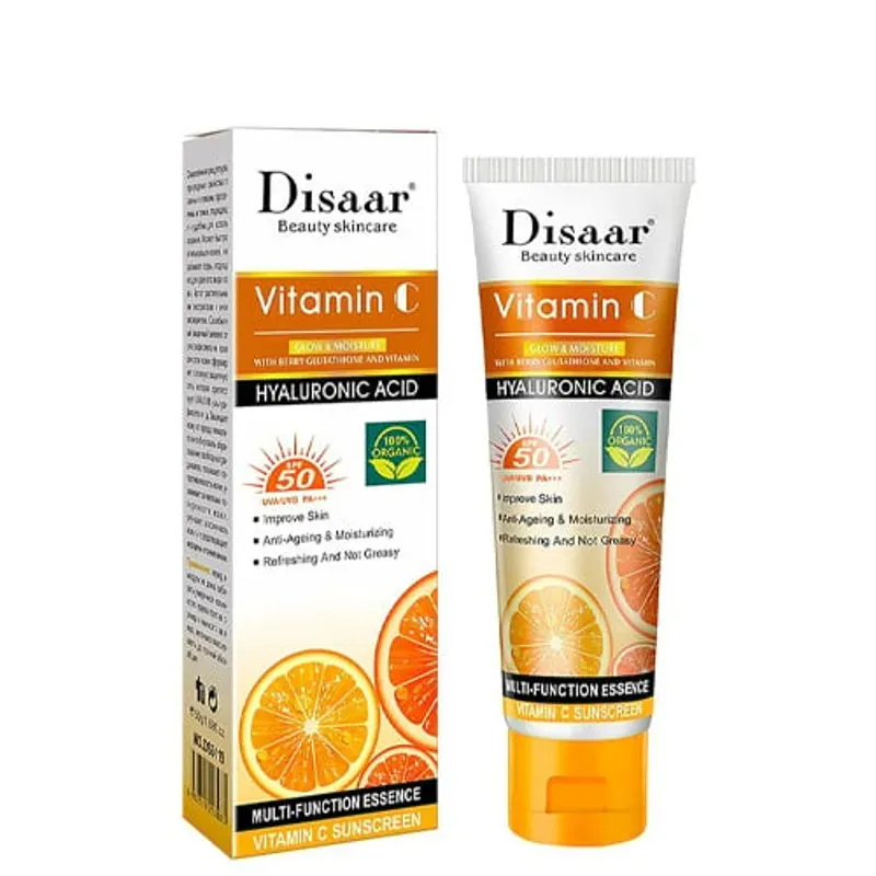 Protector solar Vitamina C y Ácido Hialurónico