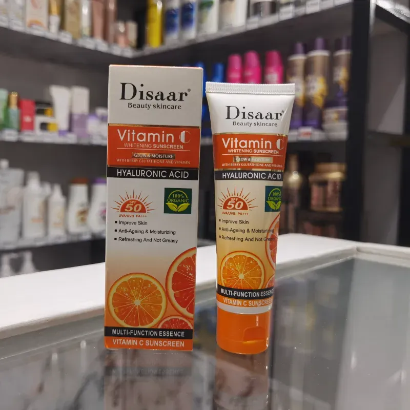 Protector solar Vitamina C y Ácido Hialurónico