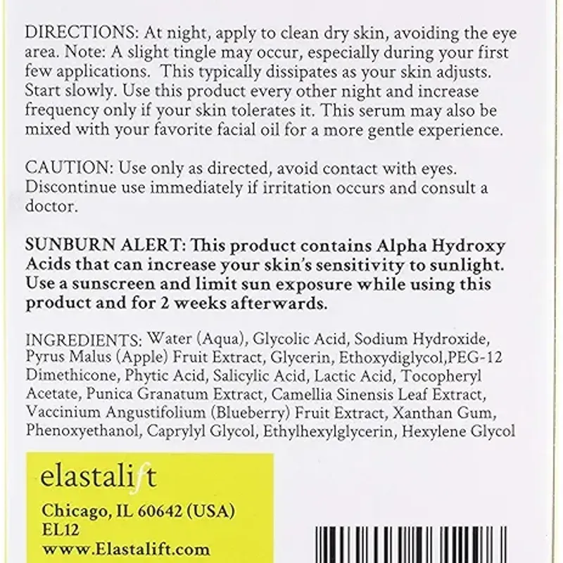 Serum facial Ácido Glicólico