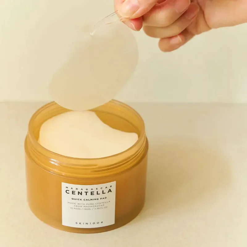 SKIN1004 Madagascar Centella Quick Calming Pad 130ml (70ea) [Almohadillas con Tónico] 