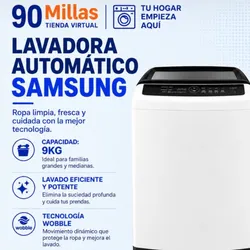 LAVADORA AUTOMÁTICA SAMSUNG