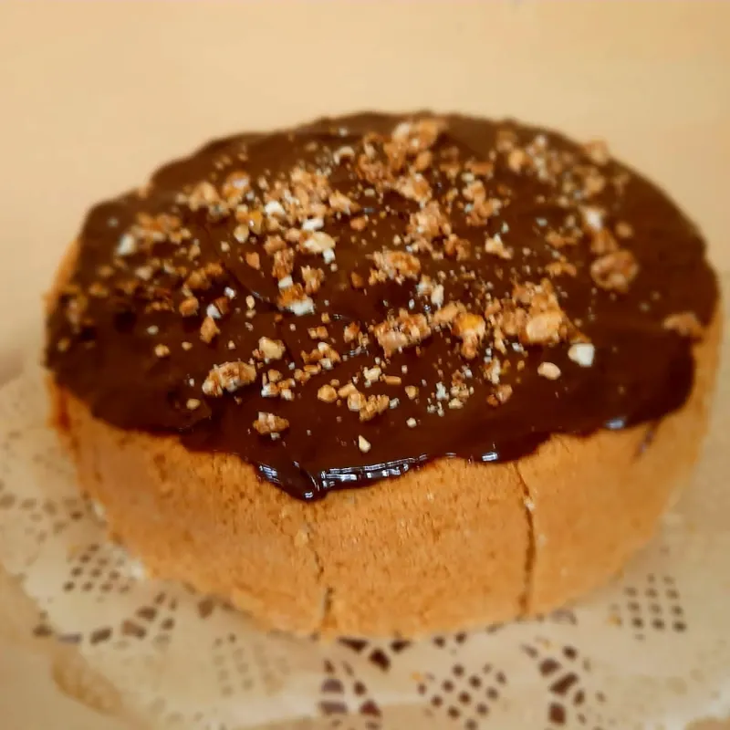 Panetela con cobertura