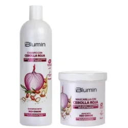 Blumin Kit de Cebolla Champu y Mascarilla