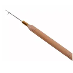 Gancho enhebrador para anillo