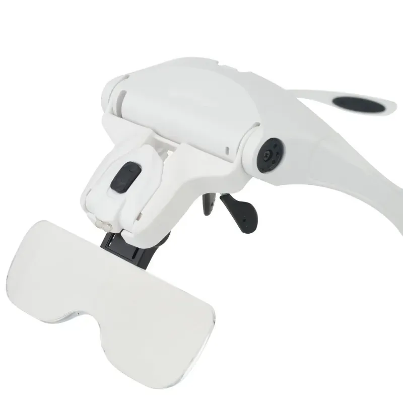 Lupa LED Anteojos con 5 lentes inter