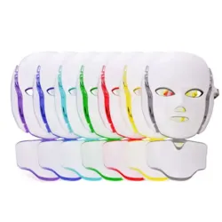 Máscara Facial LED con Cuello