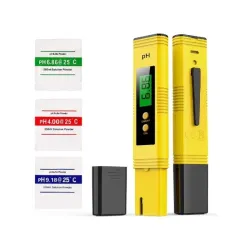 Medidor de pH, probador digital.