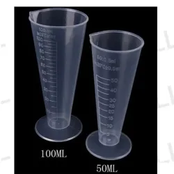 Taza medidora Triangular de plástico