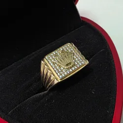 Anillo de hombre estilo Rolex