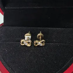 Aretes diseño de infinito