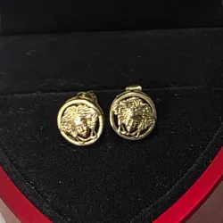 Aretes Versace Redondos
