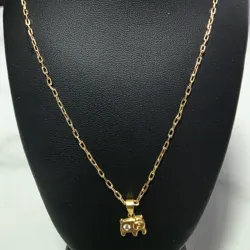 Cadena con dige de perrito