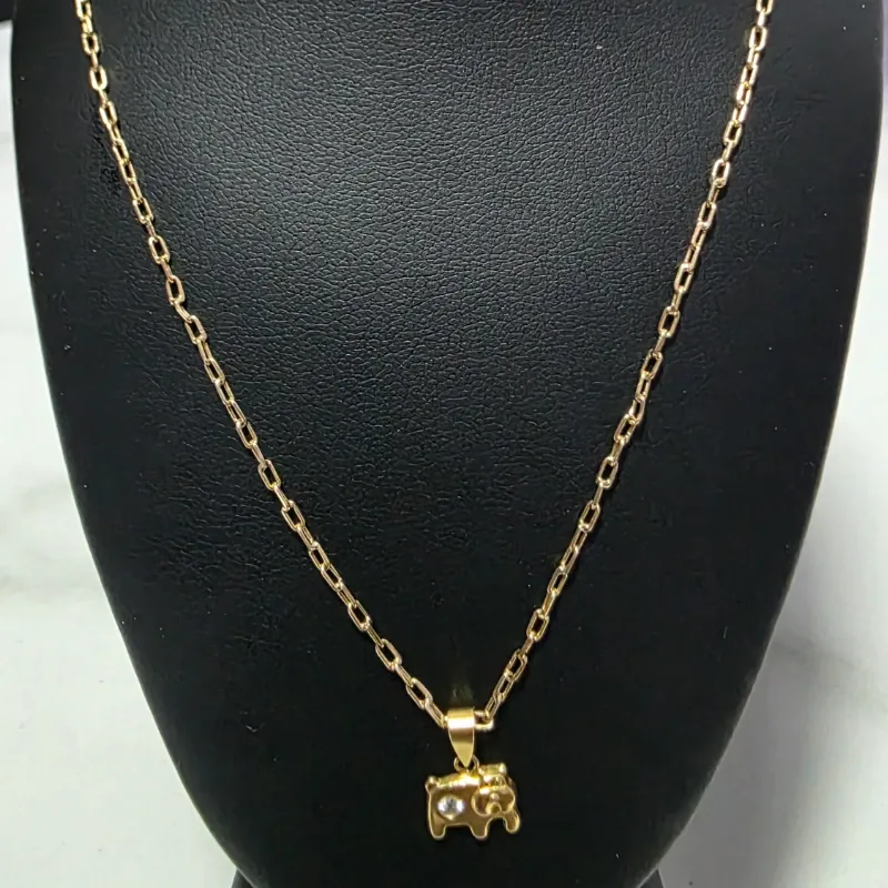 Cadena con dige de perrito