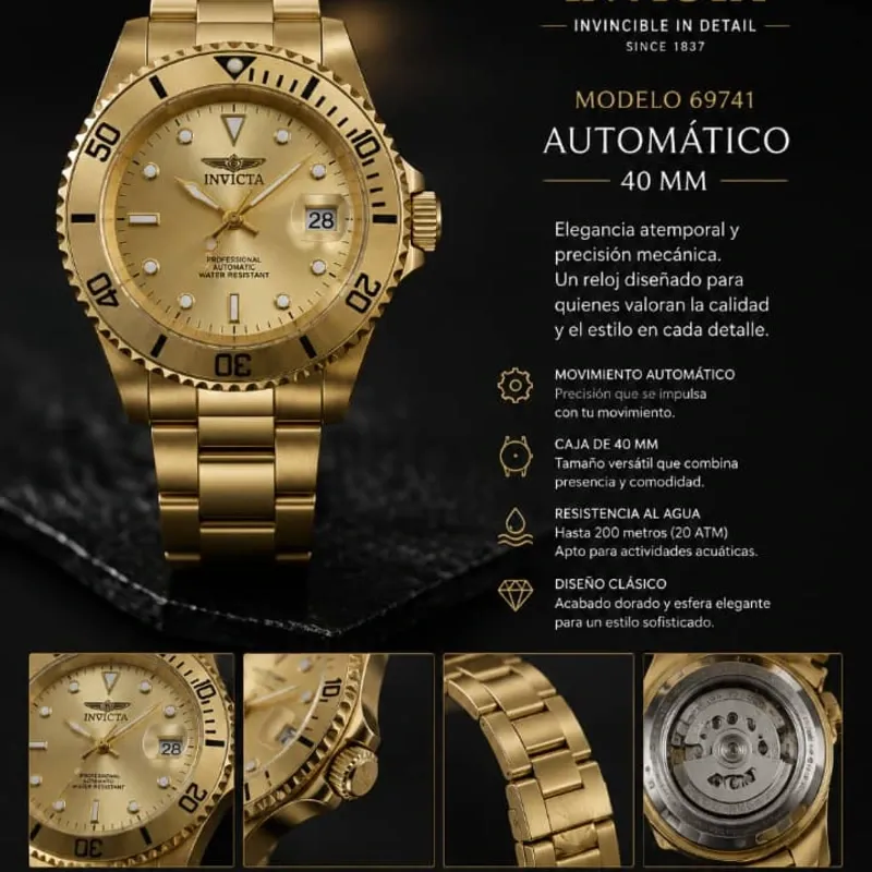 Reloj Invicta de Hombre 40mm