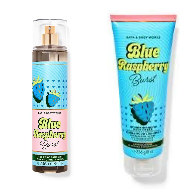 Set Blue raspberry 