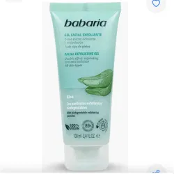 Babaria Gel Exfoliante Facial Aloe Con Partículas
