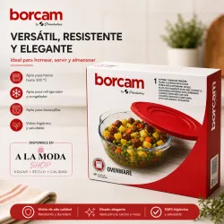 Borcam Ovenware con Tapa – Pasabahçe 🍲