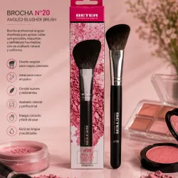 Brocha Profesional Beter Nº20 Angled Blusher Brush ✨