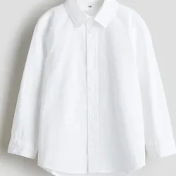 Camisa de mangas largas blanca H&M