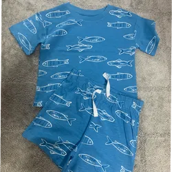 Conjunto azul de peces