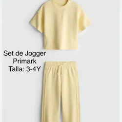 Conjunto de jogger amarillo