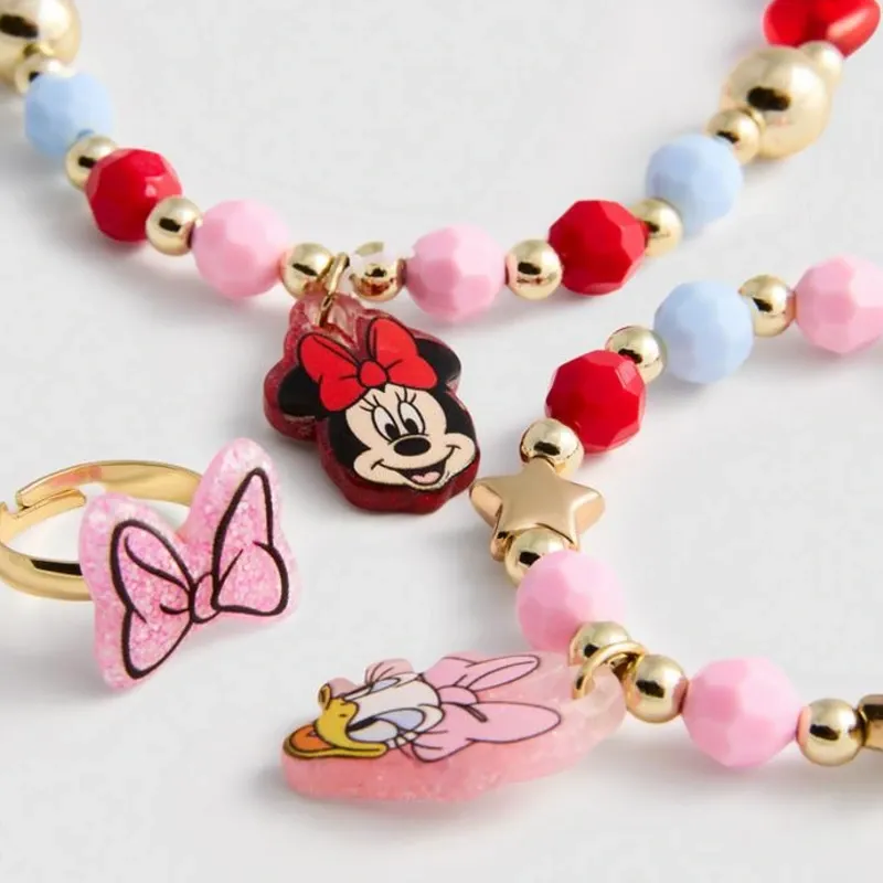 Conjunto de joyas de Minnie Mouse de Disney de 3 piezas