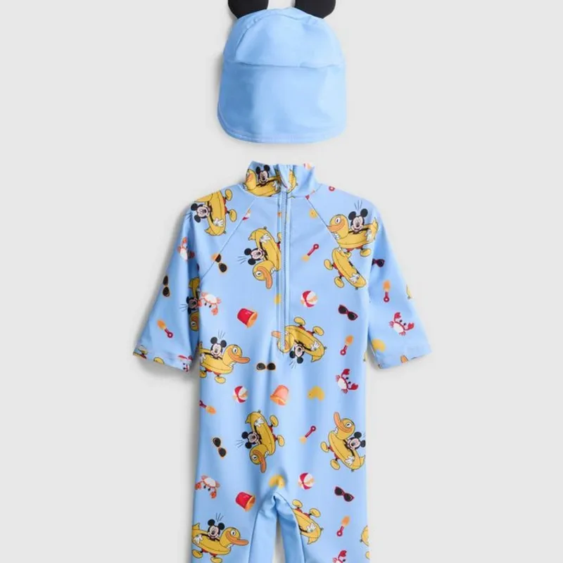 Conjunto de traje de baño y sombrero para el sol de Mickey Mouse de Disney