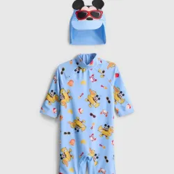 Conjunto de traje de baño y sombrero para el sol de Mickey Mouse de Disney