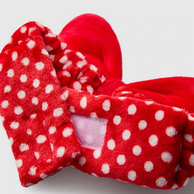 Diadema de peluche con lazo de Minnie Mouse de Disney